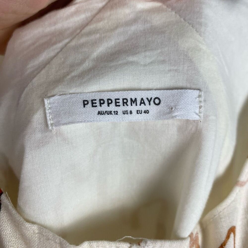 Peppermayo Audrey Linen Blend Slip Mini Summer Dress - Picture 6 of 10